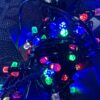 Коледни LED Лампички тип Кристал - Черен Кабел - 10м - 100 лампички