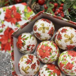 Комплект Kоледни топки - Подаръчна кутия - 7бр