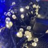 Коледни LED Лампички тип Кристал - Черен Кабел - 10м - 100 лампички