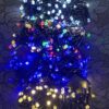 Коледни LED Лампички тип Кристал - Черен Кабел - 10м - 100 лампички