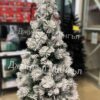 IMG_5280 Гъста Изкуствена Коледна Елха - тип Бор със силно заснежени клончета