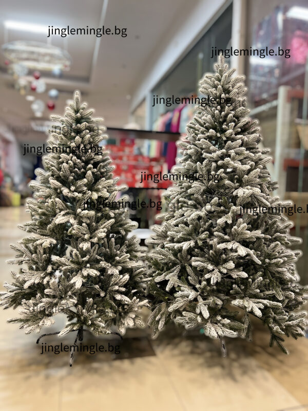 Изкуствена Коледна Елха 3D лукс заснежена